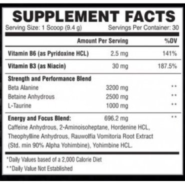 Centurion Labz Rage XXX Pre-Workout 280g Centurion Laboratories